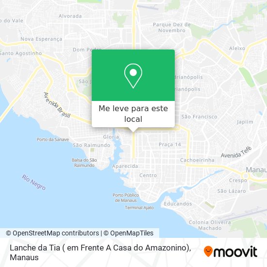 Lanche da Tia ( em Frente A Casa do Amazonino) mapa