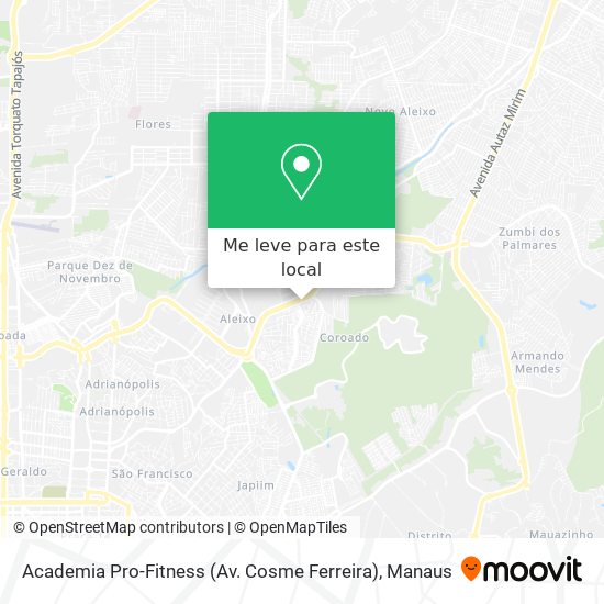 Academia Pro-Fitness (Av. Cosme Ferreira) mapa