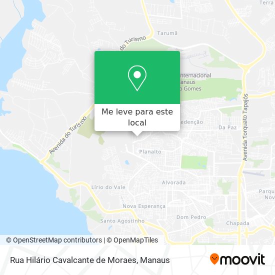 Rua Hilário Cavalcante de Moraes mapa