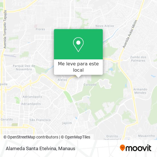 Alameda Santa Etelvina mapa