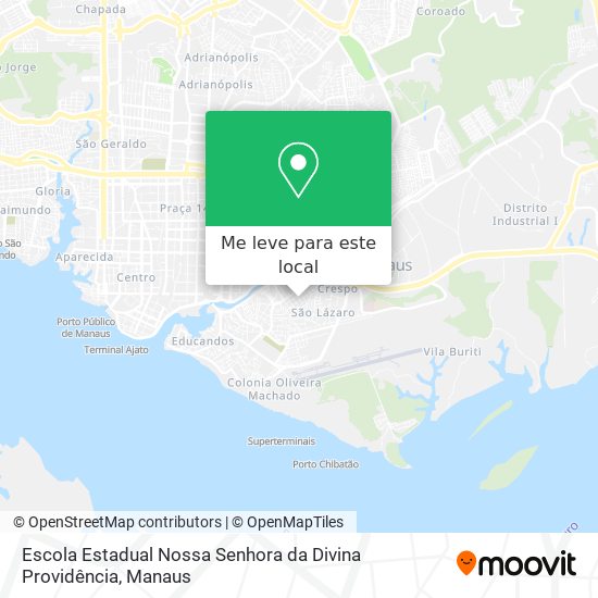 Escola Estadual Nossa Senhora da Divina Providência mapa