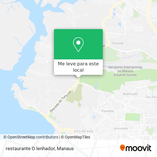restaurante O lenhador mapa