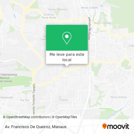 Av. Francisco De Queiroz mapa