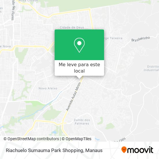 Riachuelo Sumauma Park Shopping mapa