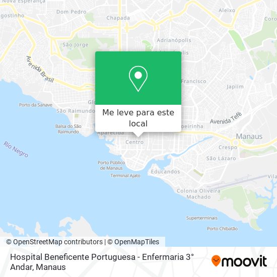 Hospital Beneficente Portuguesa - Enfermaria 3° Andar mapa