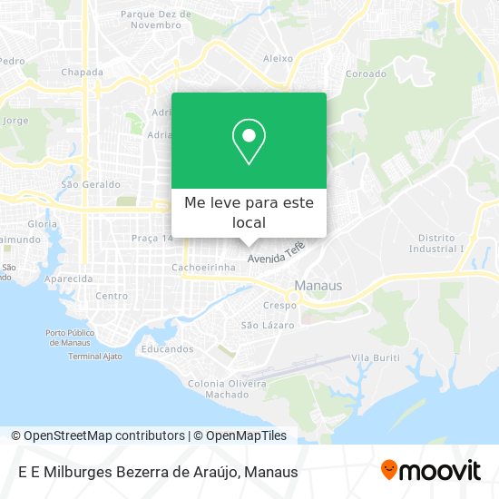 E E Milburges	Bezerra de Araújo mapa