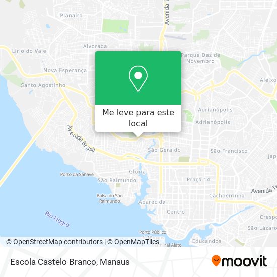 Escola Castelo Branco mapa