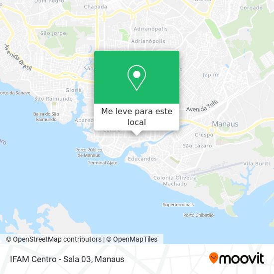 IFAM Centro - Sala 03 mapa