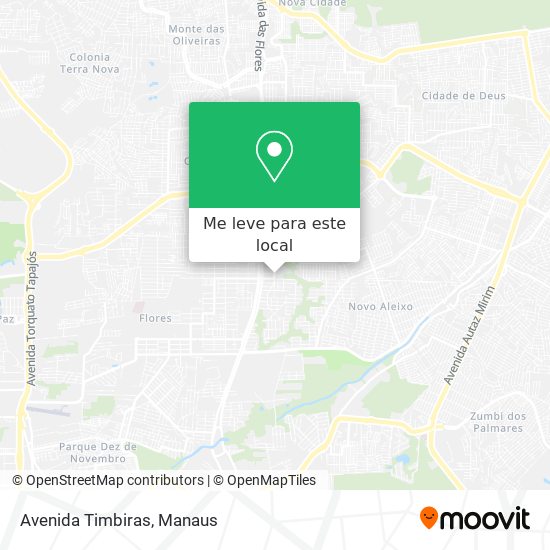 Avenida Timbiras mapa