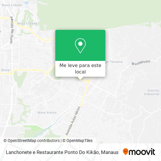 Lanchonete e Restaurante Ponto Do Kikão mapa