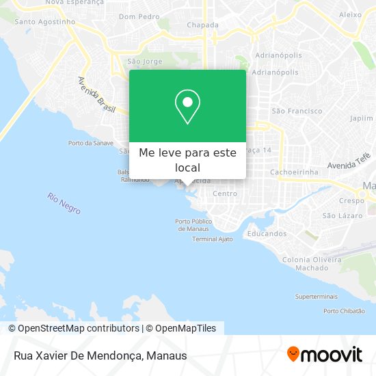 Rua Xavier De Mendonça mapa