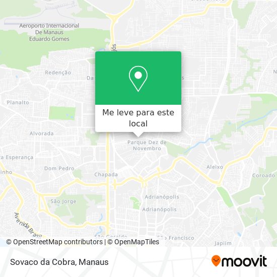 Sovaco da Cobra mapa