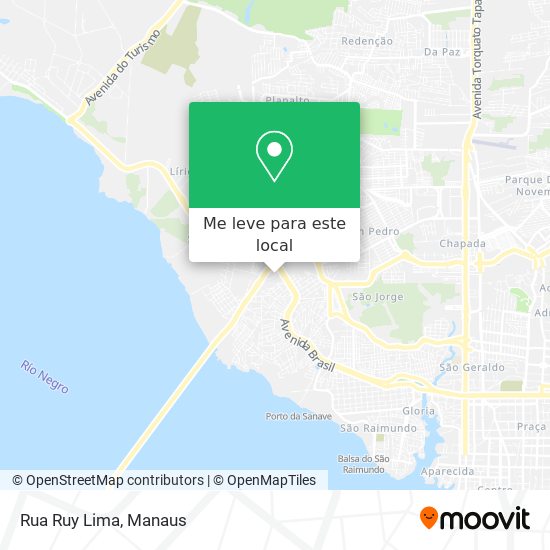 Rua Ruy Lima mapa