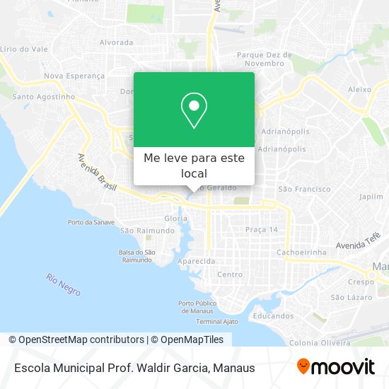 Escola Municipal Prof. Waldir Garcia mapa