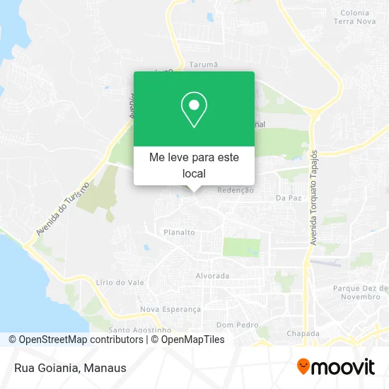 Rua Goiania mapa