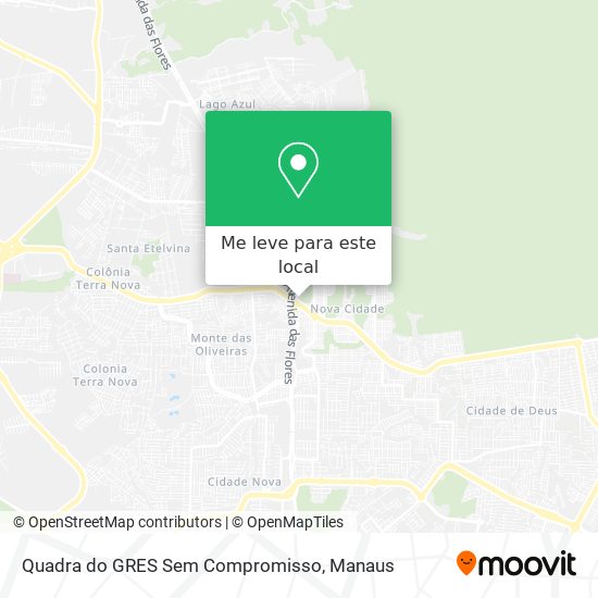Quadra do GRES Sem Compromisso mapa