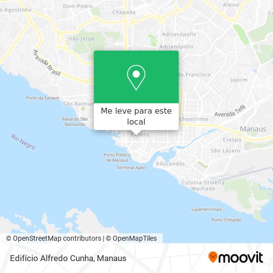 Edifício Alfredo Cunha mapa