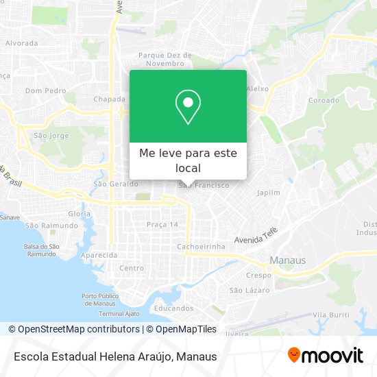 Escola Estadual Helena Araújo mapa