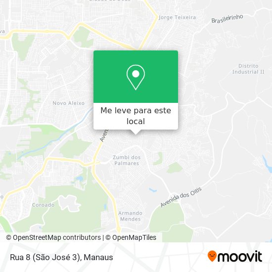 Rua 8 (São José 3) mapa