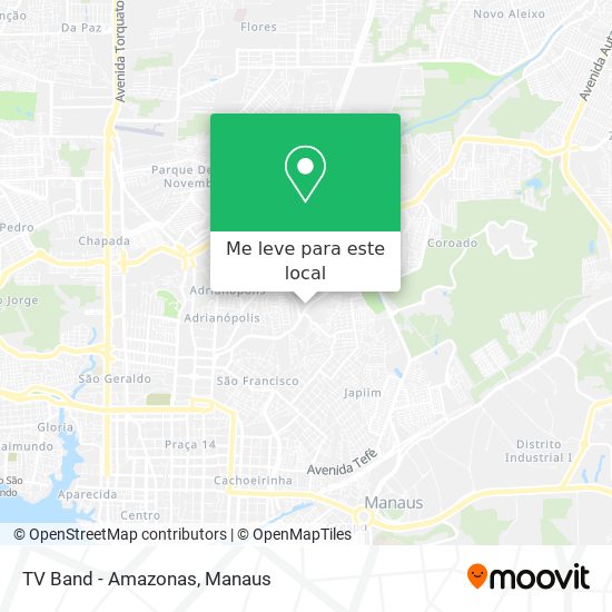 TV Band - Amazonas mapa