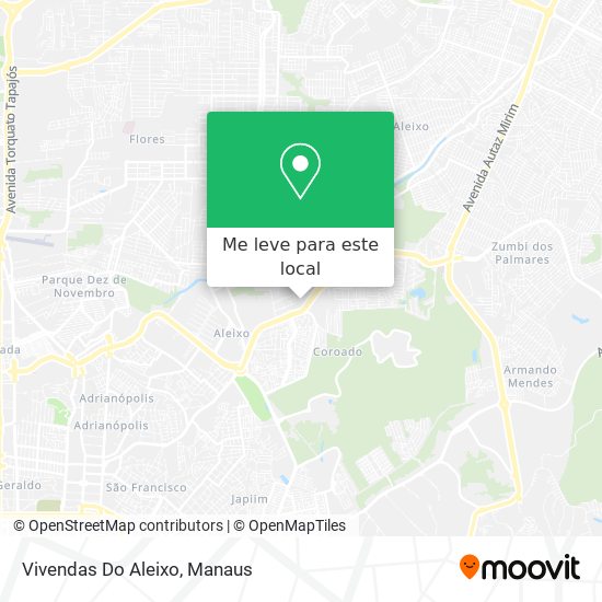 Vivendas Do Aleixo mapa