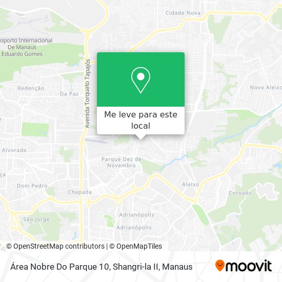 Área Nobre Do Parque 10, Shangri-la II mapa