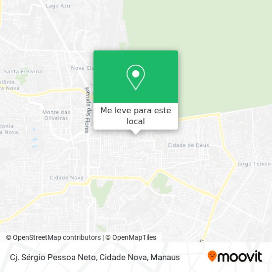 Cj. Sérgio Pessoa Neto, Cidade Nova mapa