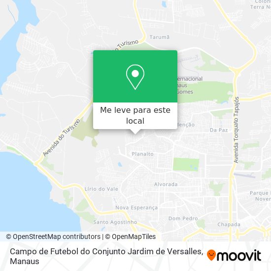 Campo de Futebol do Conjunto Jardim de Versalles mapa