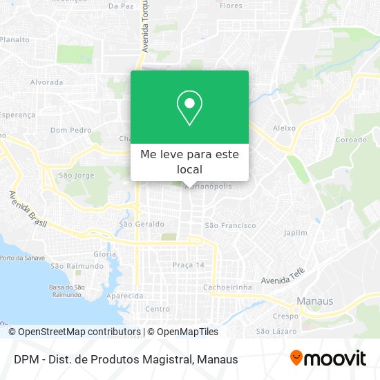 DPM - Dist. de Produtos Magistral mapa