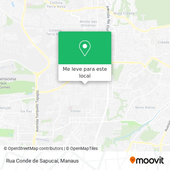Rua Conde de Sapucaí mapa