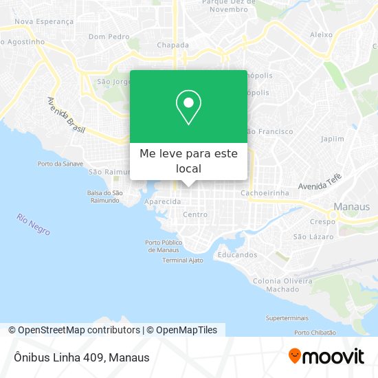 Ônibus Linha 409 mapa