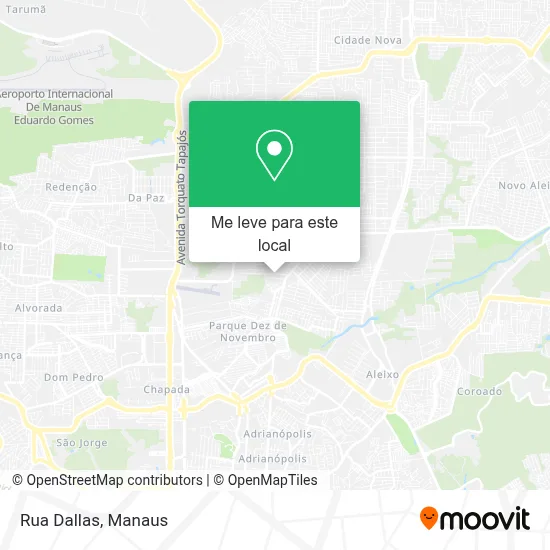 Rua Dallas mapa