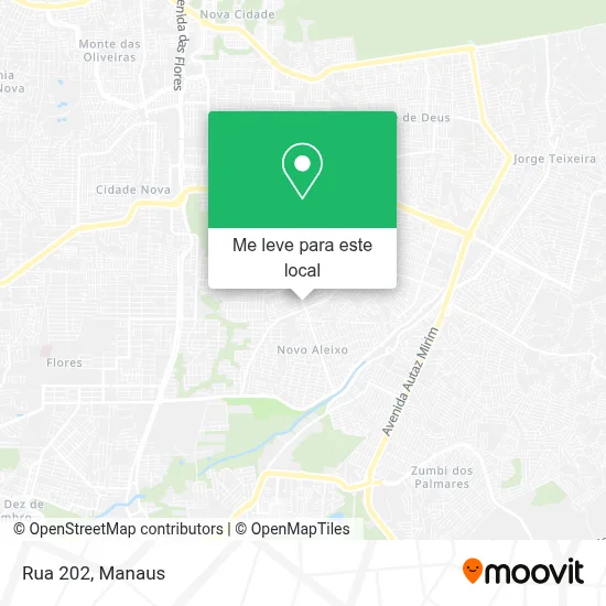Rua 202 mapa