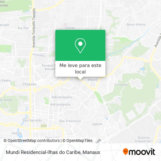 Mundi Residencial-Ilhas do Caribe mapa
