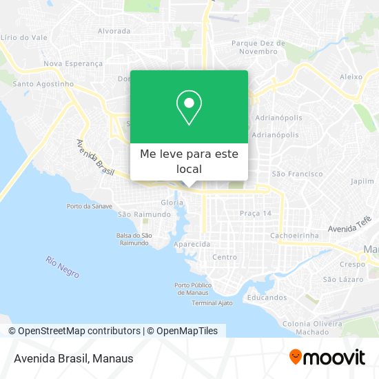 Avenida Brasil mapa