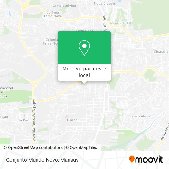 Conjunto Mundo Novo mapa
