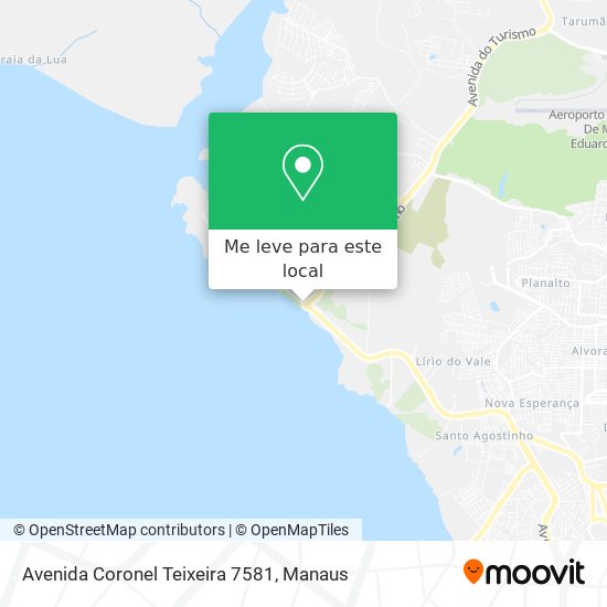 Avenida Coronel Teixeira 7581 mapa