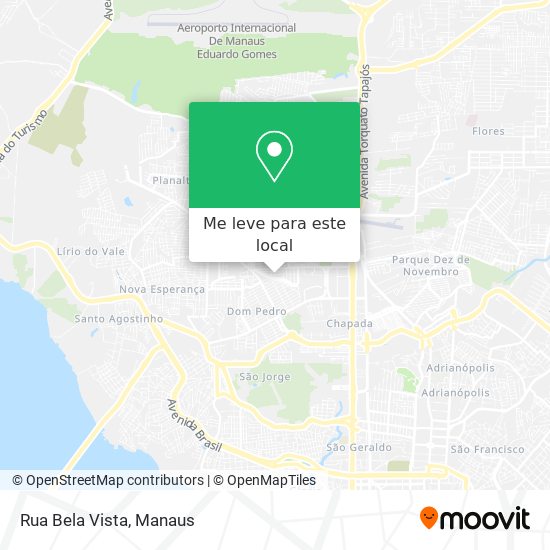 Rua Bela Vista mapa