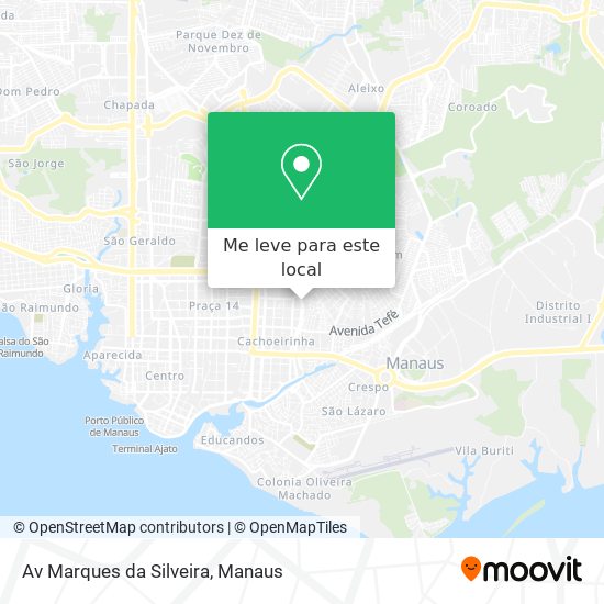 Av Marques da Silveira mapa