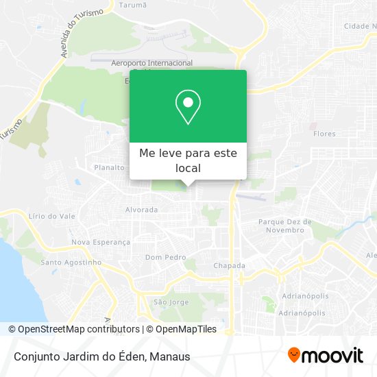 Conjunto Jardim do Éden mapa
