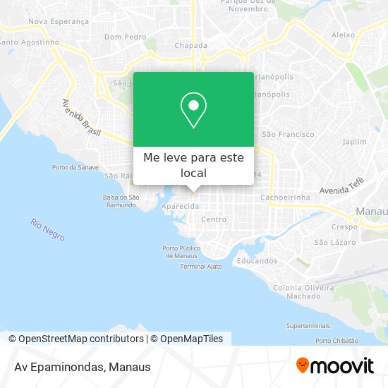 Av Epaminondas mapa