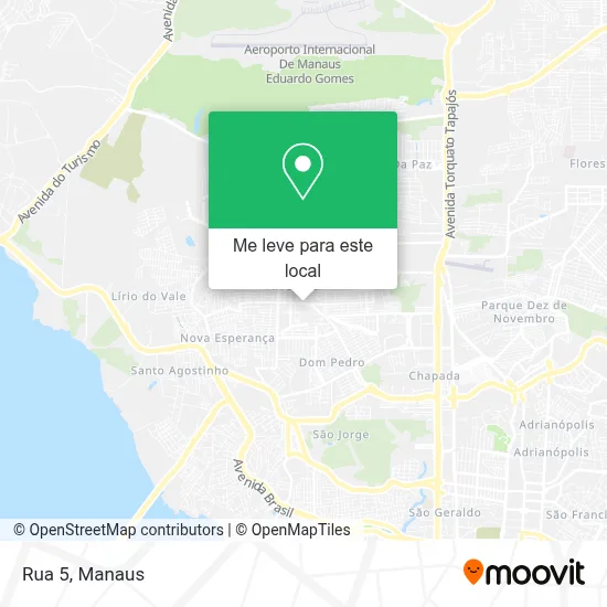 Rua 5 mapa