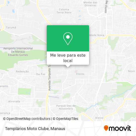 Templários Moto Clube mapa