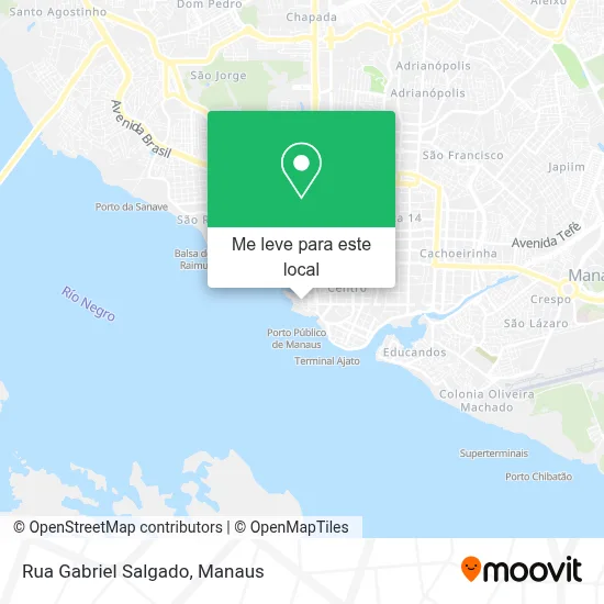 Rua Gabriel Salgado mapa
