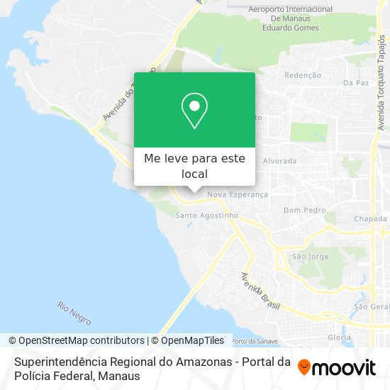 Superintendência Regional do Amazonas - Portal da Polícia Federal mapa