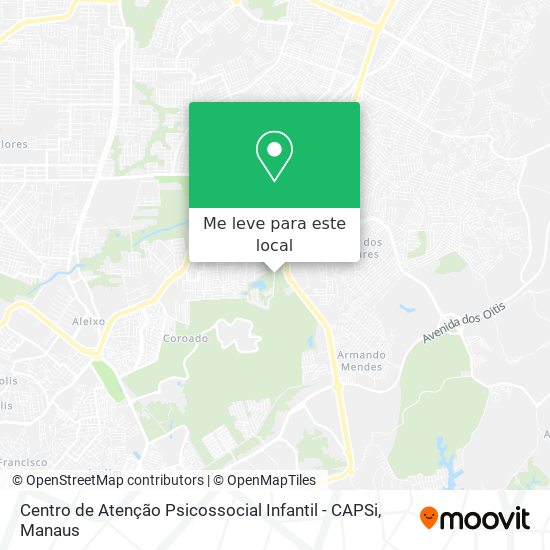 Centro de Atenção Psicossocial Infantil - CAPSi mapa