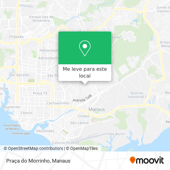 Praça do Morrinho mapa