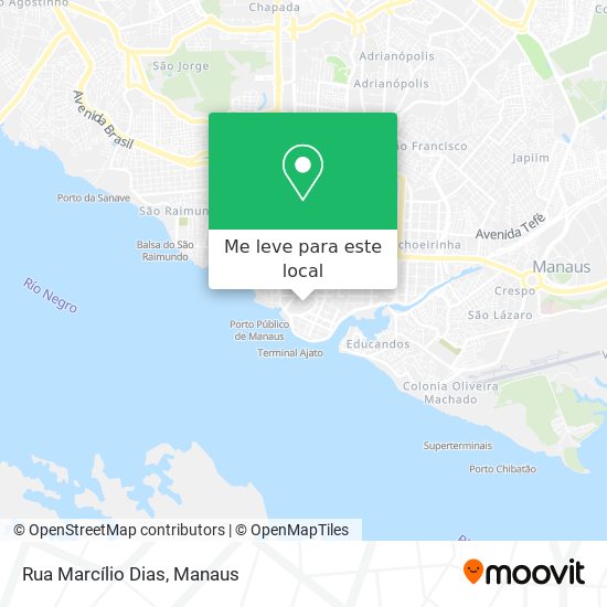 Rua Marcílio Dias mapa