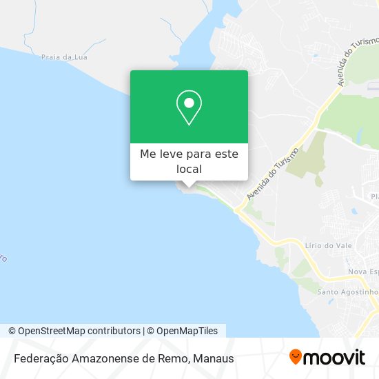 Federação Amazonense de Remo mapa