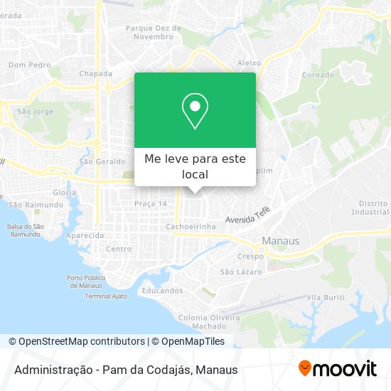 Administração - Pam da Codajás mapa